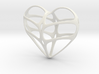 heart jewelry 3d printed 