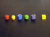 Goods Tokens (5 sets of 13 pcs) (65 pcs) 3d printed Painted tokens. 8mm cube for scale.