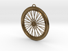 Custom bike bicycle wheel pendant  3d printed 