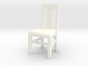 Miniature 1:48 Kitchen Chair 3d printed 