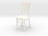 Miniature 1:24 Cafe Chair 3d printed 
