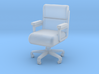 Miniature 1:48 Leather Office Chair 3d printed 