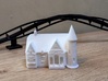 Alton Haunted house 3d printed Made in white strong and flexible plastic