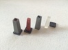 N Scale Steel Mill Ingot Components 3d printed I thought maybe instead of painting the clear one put a red LED under it?