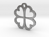 4 Leaf Clover Hearts Lucky St. Patricks Day Earing 3d printed 