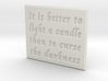 It is better to light a candle 3d printed 