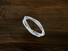 Turk's Head Knot Ring 2 Part X 3 Bight - Size 26.2 3d printed 