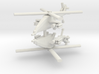 1/285 HAL Light Combat Helicopter (x2) 3d printed 