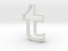 Tumblr logo cookie cutter 3d printed 