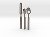 Knife Fork Spoon Set - Innovation vs. Utiltiy 3d printed 