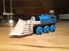 Snowplow compatible with Thomas the Tank engine. 3d printed 