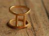 Gemini Ring - Zodiac Ring - Zodiac Jewelry 3d printed 