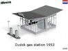 Dudok gasstation 1953 (1:160) 3d printed 