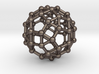 Rhombicosidodecahedron 3d printed 
