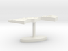 Western Sahara Terrain Cufflink - Flat 3d printed 