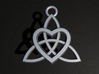 Celtic Heart Pendant 3d printed Render of the pendant