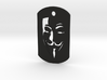 Guy Fawkes DogTag-non metal 3d printed 