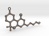 THC Molecule Necklace 3d printed 
