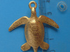 Sea Turtle Pendant 3d printed 4cm
