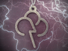 Stormy Cloud - Weather Symbol Pendant 3d printed 