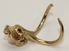 Woolly Mammoth Skull with loop 3d printed Brass Pendant