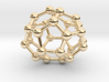 0004 Fullerene c28 d2 3d printed 14K Gold