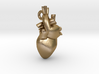 Human Heart Pendant 3d printed 