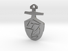 Third Doctor's T.A.R.D.I.S. Key Pendant 3d printed 