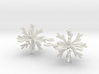 Snowflake Earring Iva 3d printed 