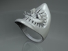 Jaws ring 3d printed 