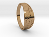 Size 8 M G-Clef Ring Engraved 3d printed 