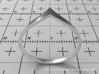 Ring Model B - Size 6 - Silver 3d printed 