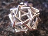 Six Tangled Pentagons 3d printed 