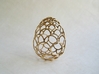 Filigree Egg - 3D Printed in Metal for Easter 3d printed Have a 3D printed Easter!