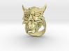 Demon Skull Ring 3d printed 