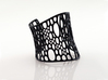 Subdivision Cuff 3d printed black strong & flexible