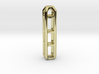 Tritium Lantern 4B (Silver/Brass/Plastic) 3d printed 