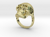  Skull ring size 50 / 5 3/8 (ask for other size) 3d printed 