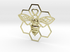 The Bee Pendant 3d printed 