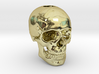 25mm 1in Keychain Bead Human Skull 3d printed 