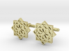 Alhambra Nazari Arab Cufflinks 3d printed 