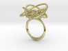 Sprouted Spiral Ring (Size 7) 3d printed 
