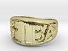 DFTBA 'Don't Forget To Be Awesome' Ring 3d printed 