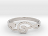 Size 7 G-Clef Ring  3d printed 