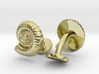 Ammonite Cufflinks 3d printed 