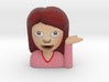 Sassy Girl Emoji figurine 3d printed 