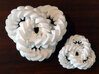 Triple gear (small) 3d printed Size comparison between the large and small versions of the Triple Gear.