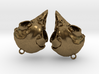 Screech Owl Skull Earrings (one pair - a set of 2) 3d printed 