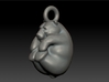 Hanging Bear Pendant - 3cm 3d printed 