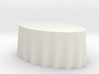 1:48 Draped Table - Large Oval 3d printed 
